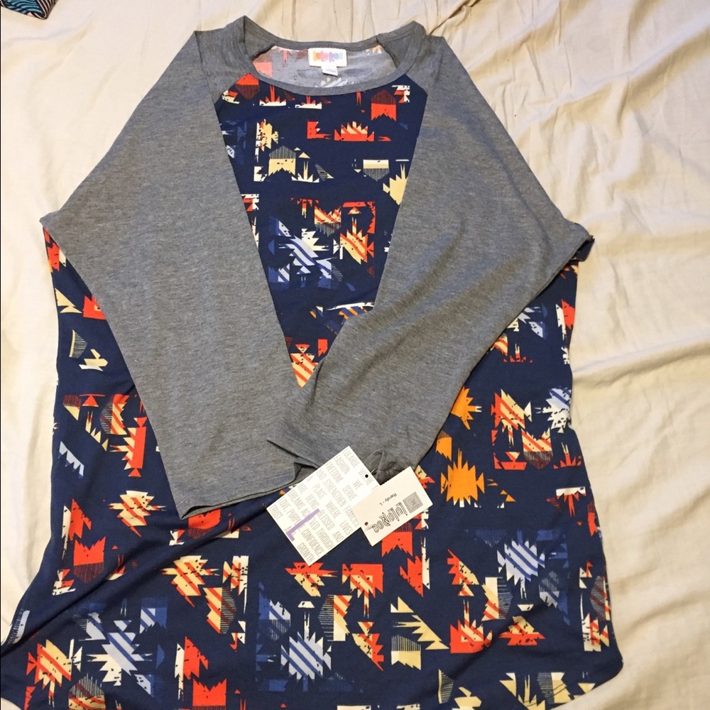 Lularoe Large 3/4 shirt